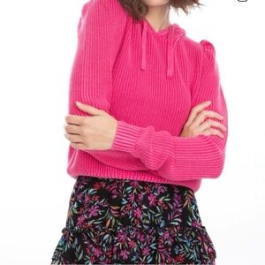 Generation Love Sofi Pink Ribbed Hoodie Sweater